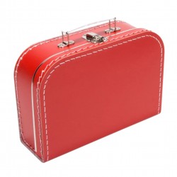 Koffertje rood 25cm