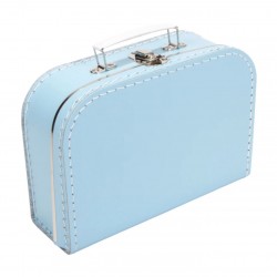 Koffertje lichtblauw 25cm